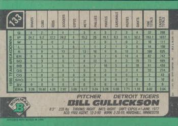 Bill Gullickson  baseball card collectible - Main Image 2