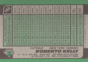 Roberto Kelly  baseball card collectible - Main Image 2