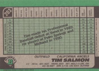 Tim Salmon  baseball card collectible - Main Image 2