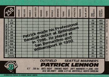 Patrick Lennon  baseball card collectible - Main Image 2