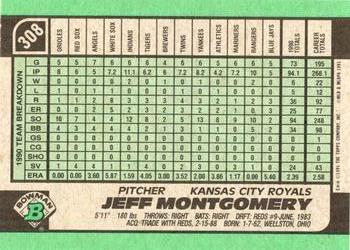 Jeff Montgomery  baseball card collectible - Main Image 2