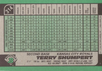 Terry Shumpert  baseball card collectible - Main Image 2