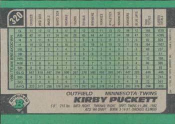 Kirby Puckett  baseball card collectible - Main Image 2