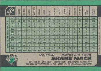 Shane Mack  baseball card collectible - Main Image 2