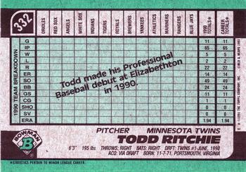 Todd Ritchie  baseball card collectible - Main Image 2