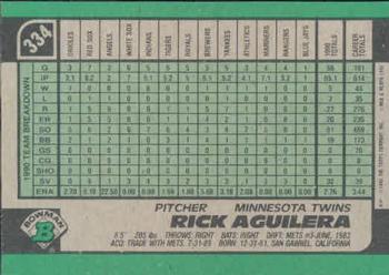 Rick Aguilera  baseball card collectible - Main Image 2