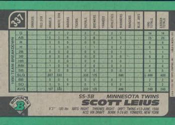 Scott Leius  baseball card collectible - Main Image 2