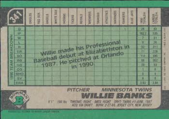 Willie Banks  baseball card collectible - Main Image 2