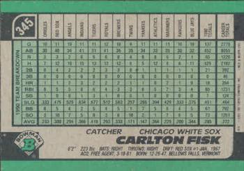 Carlton Fisk  baseball card collectible - Main Image 2