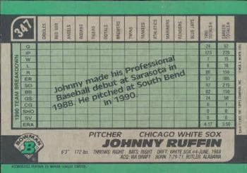 Johnny Ruffin  baseball card collectible - Main Image 2