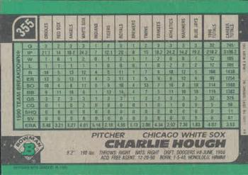 Charlie Hough  baseball card collectible - Main Image 2