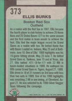 Ellis Burks  baseball card collectible - Main Image 2