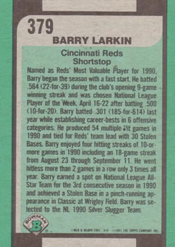 Barry Larkin  baseball card collectible - Main Image 2