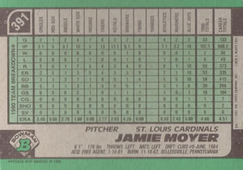 Jamie Moyer  baseball card collectible - Main Image 2