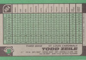 Todd Zeile  baseball card collectible - Main Image 2