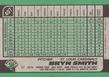 Bryn Smith  baseball card collectible - Main Image 2