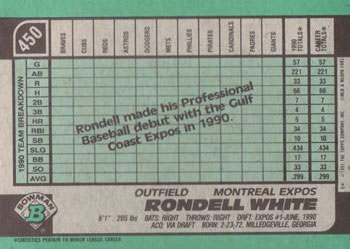 Rondell White  baseball card collectible - Main Image 2