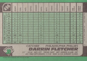 Darrin Fletcher  baseball card collectible - Main Image 2