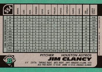 Jim Clancy  baseball card collectible - Main Image 2