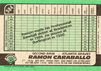 Ramon Caraballo  baseball card collectible - Main Image 2