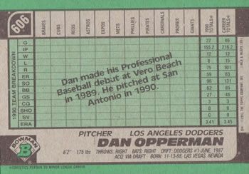 Dan Opperman  baseball card collectible - Main Image 2