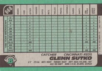 Glenn Sutko  baseball card collectible - Main Image 2