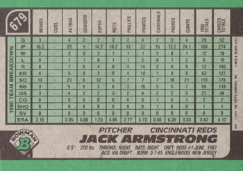 Jack Armstrong  baseball card collectible - Main Image 2