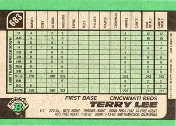 Terry Lee  baseball card collectible - Main Image 2