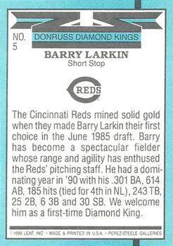 Barry Larkin  baseball card collectible - Main Image 2