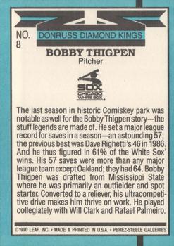 Bobby Thigpen  baseball card collectible - Main Image 2