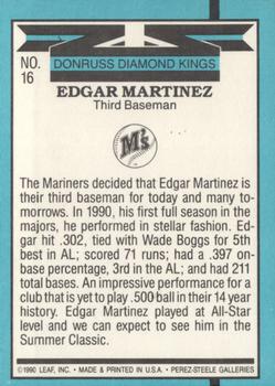 Edgar Martinez  baseball card collectible - Main Image 2