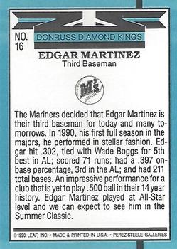 Edgar Martinez  baseball card collectible - Main Image 2