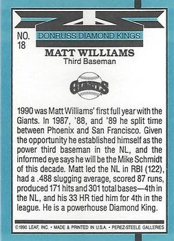 Matt Williams  baseball card collectible - Main Image 2
