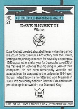 Dave Righetti  baseball card collectible - Main Image 2