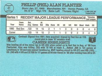 Phil Plantier  baseball card collectible - Main Image 2