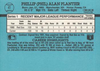 Phil Plantier  baseball card collectible - Main Image 2
