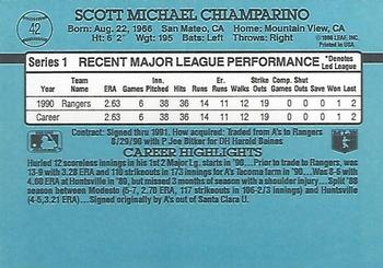 Scott Chiamparino  baseball card collectible - Main Image 2