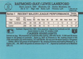 Ray Lankford  baseball card collectible - Main Image 2