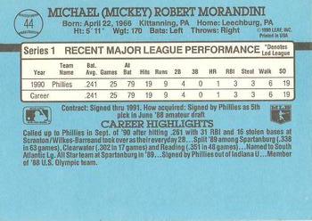 Mickey Morandini  baseball card collectible - Main Image 2