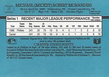 Mickey Morandini  baseball card collectible - Main Image 2