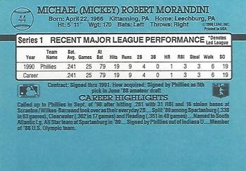 Mickey Morandini  baseball card collectible - Main Image 2