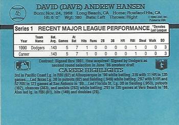 Dave Hansen  baseball card collectible - Main Image 2