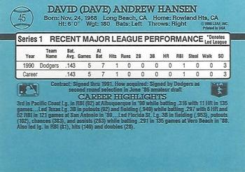 Dave Hansen  baseball card collectible - Main Image 2