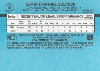 Kevin Belcher  baseball card collectible - Main Image 2