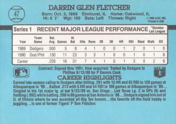 Darrin Fletcher  baseball card collectible - Main Image 2