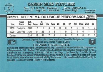 Darrin Fletcher  baseball card collectible - Main Image 2