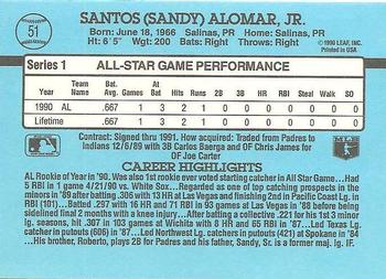 Sandy Alomar  baseball card collectible - Main Image 2