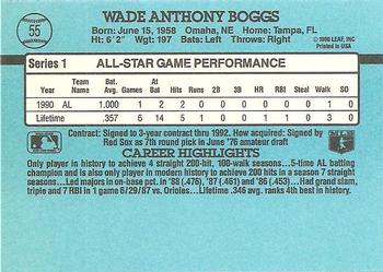 Wade Boggs  baseball card collectible - Main Image 2