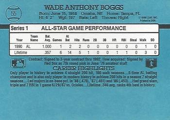 Wade Boggs  baseball card collectible - Main Image 2