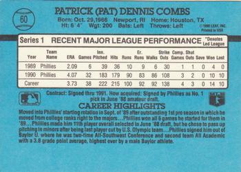 Pat Combs  baseball card collectible - Main Image 2